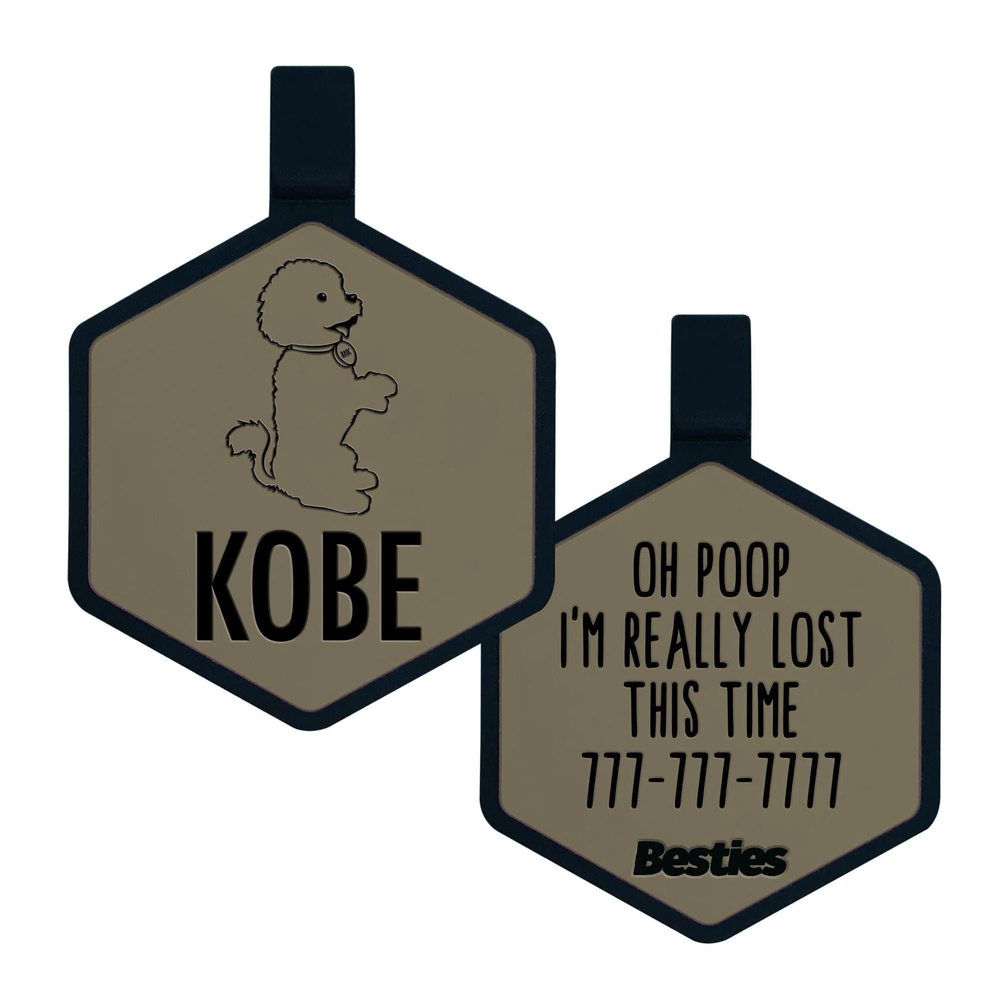 Bichon Rescue Of Orange County Silicone ID Tag - Image 10