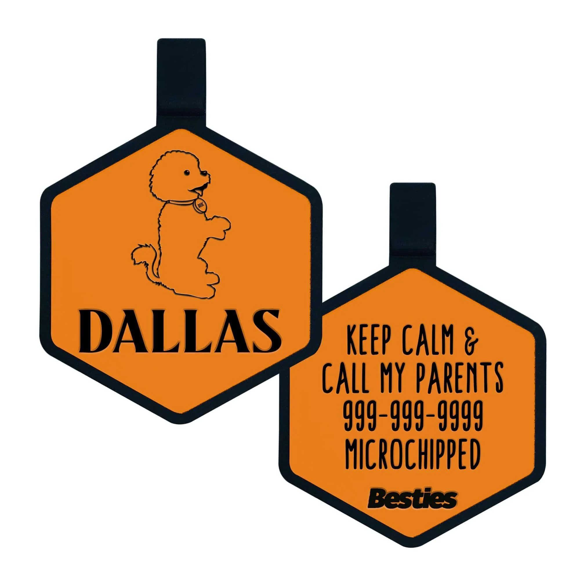 Bichon Rescue Of Orange County Silicone ID Tag - Image 12
