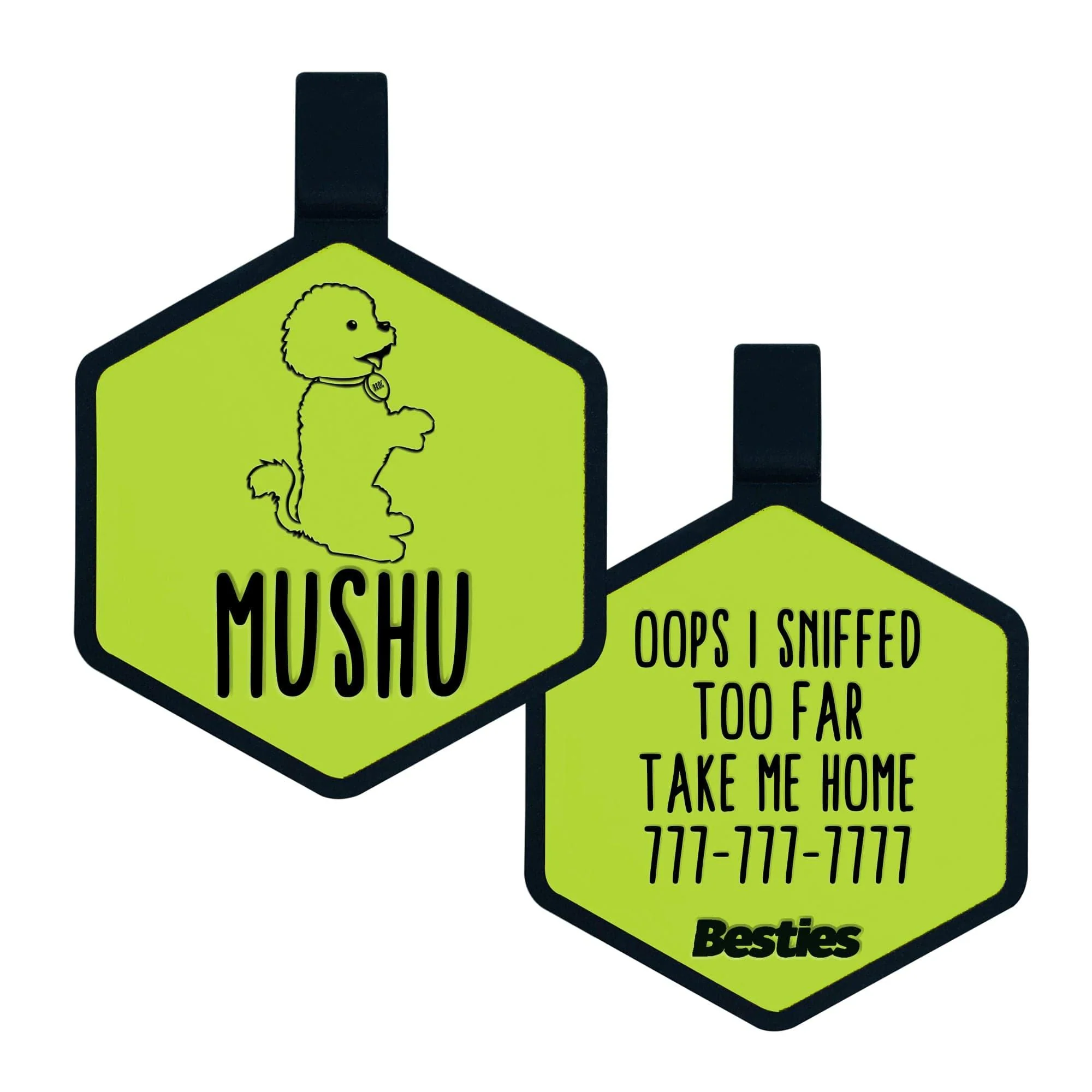 Bichon Rescue Of Orange County Silicone ID Tag - Image 13