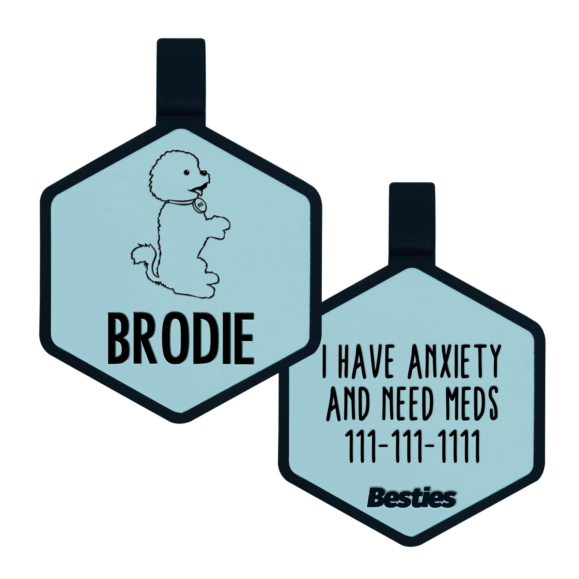 Bichon Rescue Of Orange County Silicone ID Tag - Image 15