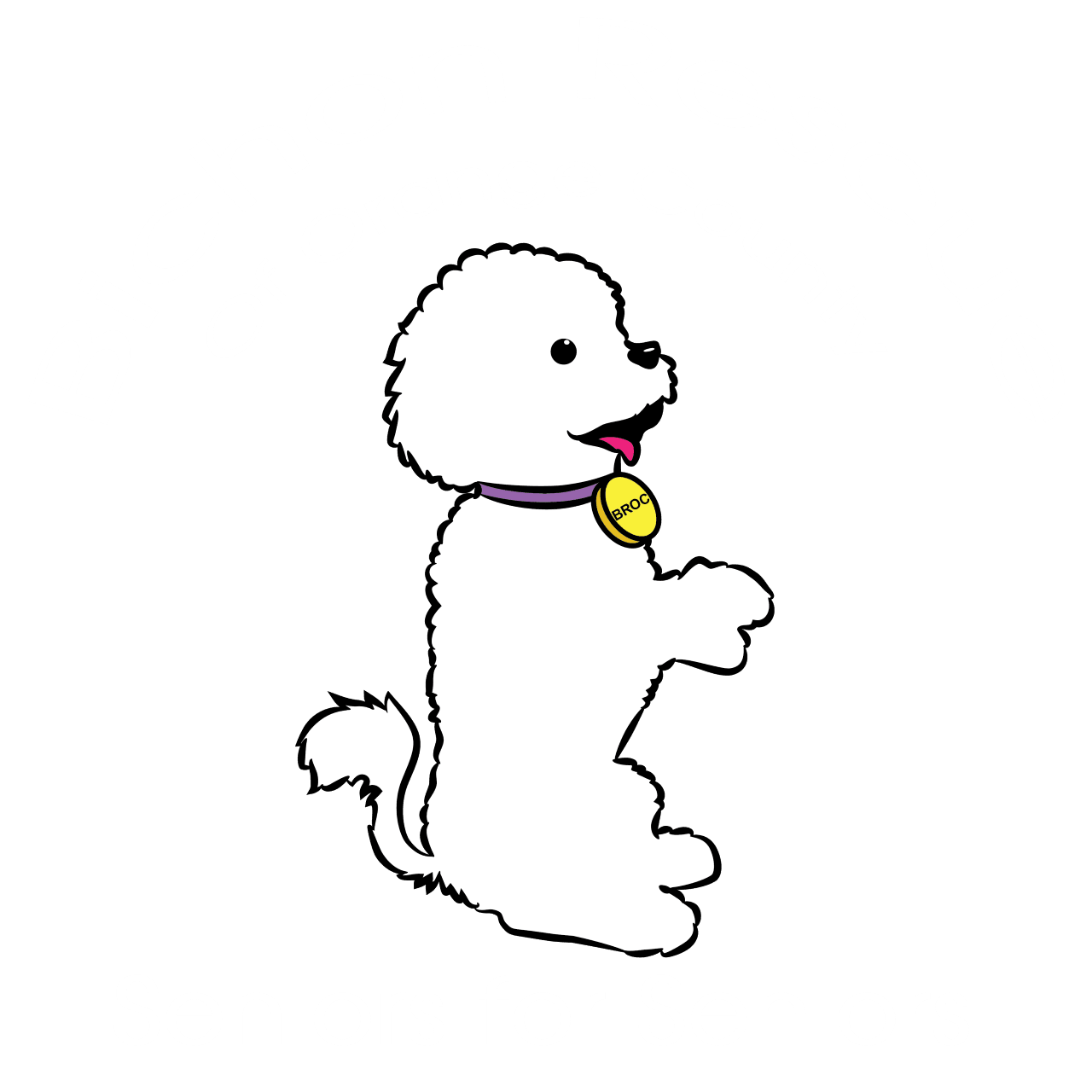Bichon Rescue Of Orange County Silicone ID Tag - Image 17