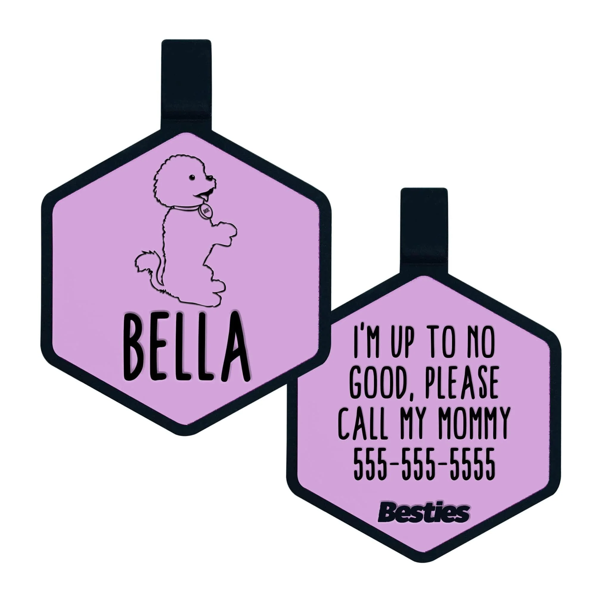 Bichon Rescue Of Orange County Silicone ID Tag - Image 8