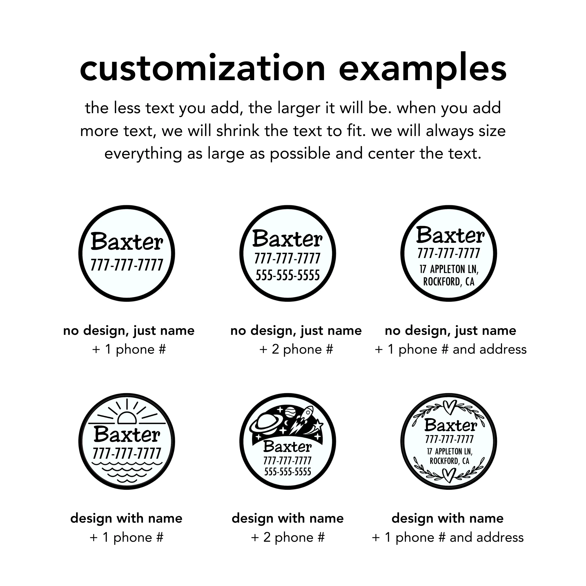 Glow In The Dark AirTag Holder Slide-On Silicone Pet ID Tag| Design Your Own - Image 6