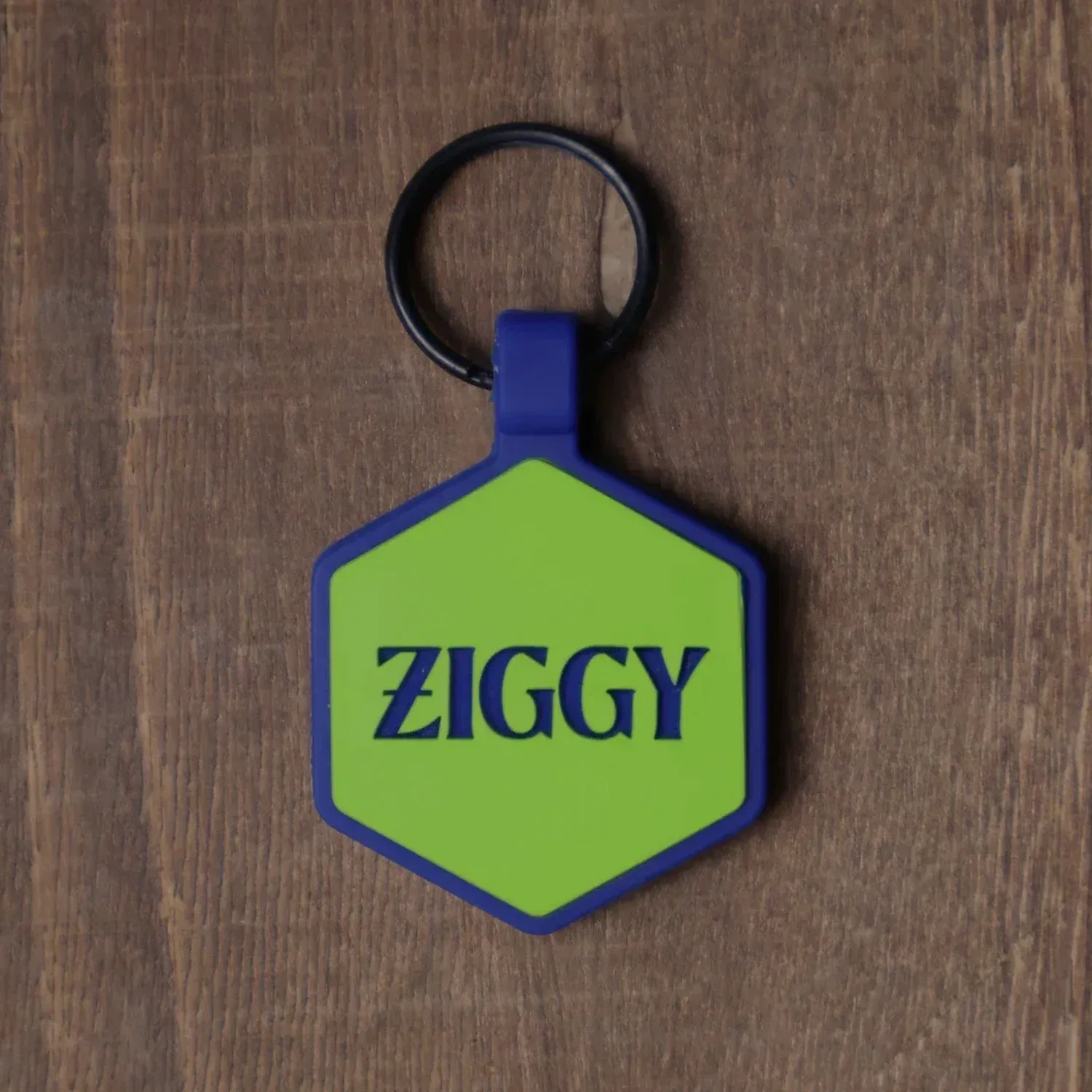 Green and Blue Silicone Dog ID Tag - Image 3