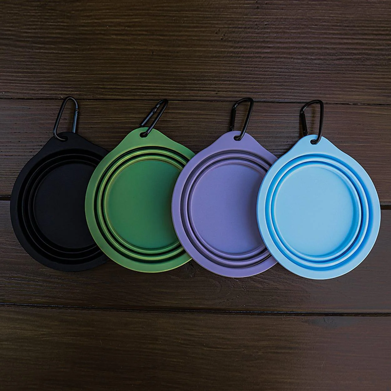 Heather Purple Silicone Travel Bowl - Image 3