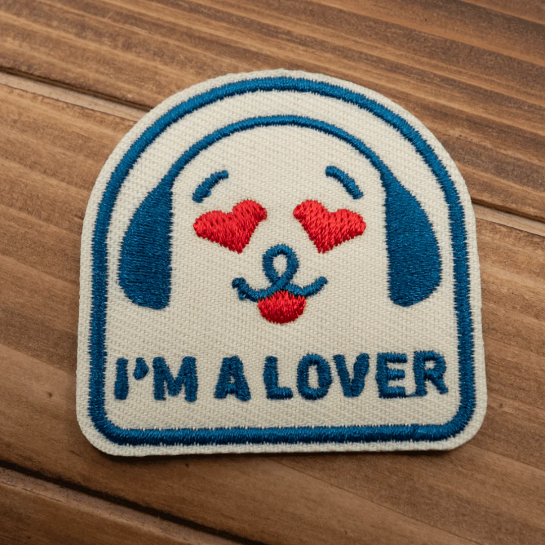 I'm a Lover | Velcro or Iron-On Patches For Pets - Image 4