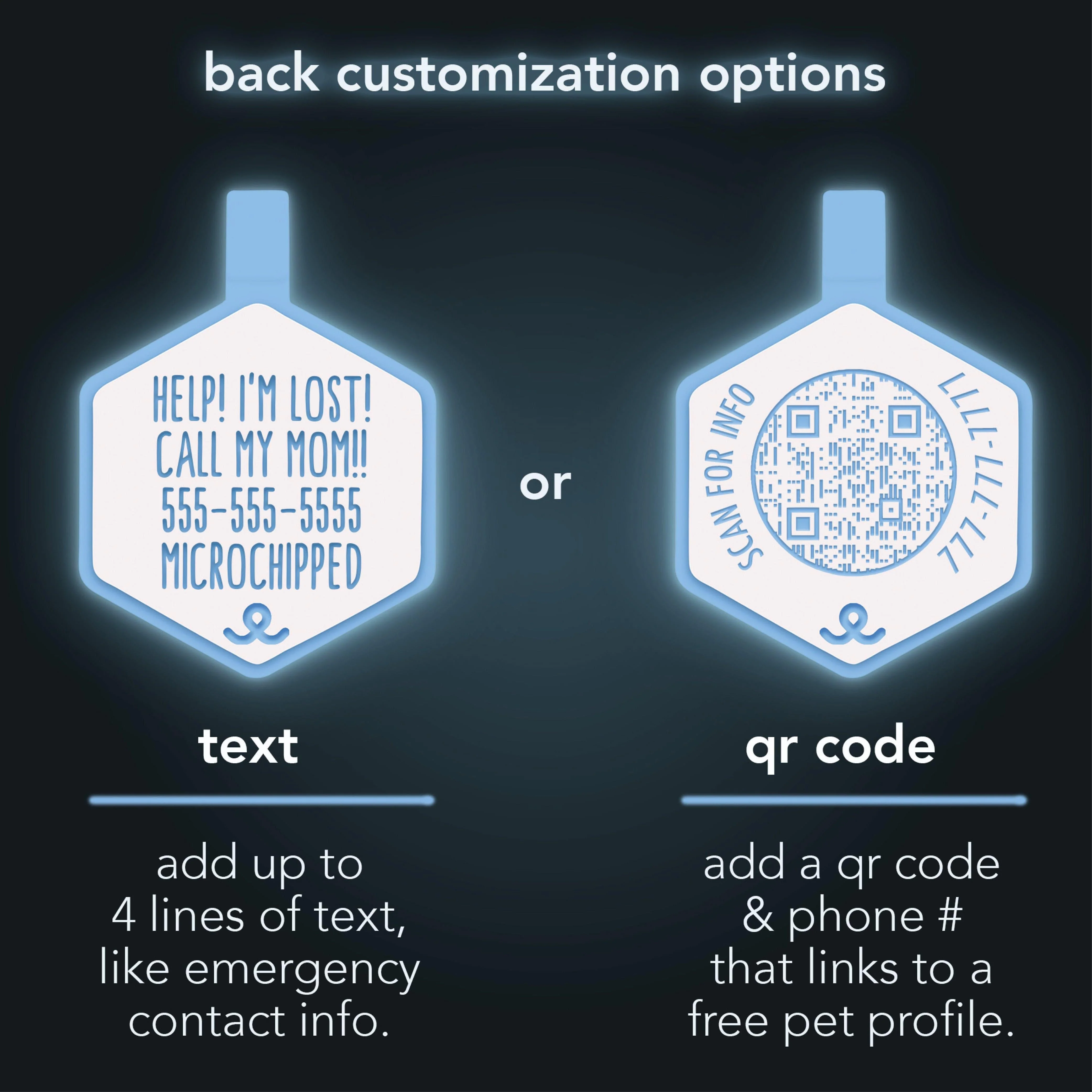 Glow in the Dark Silicone ID Tags - Image 8