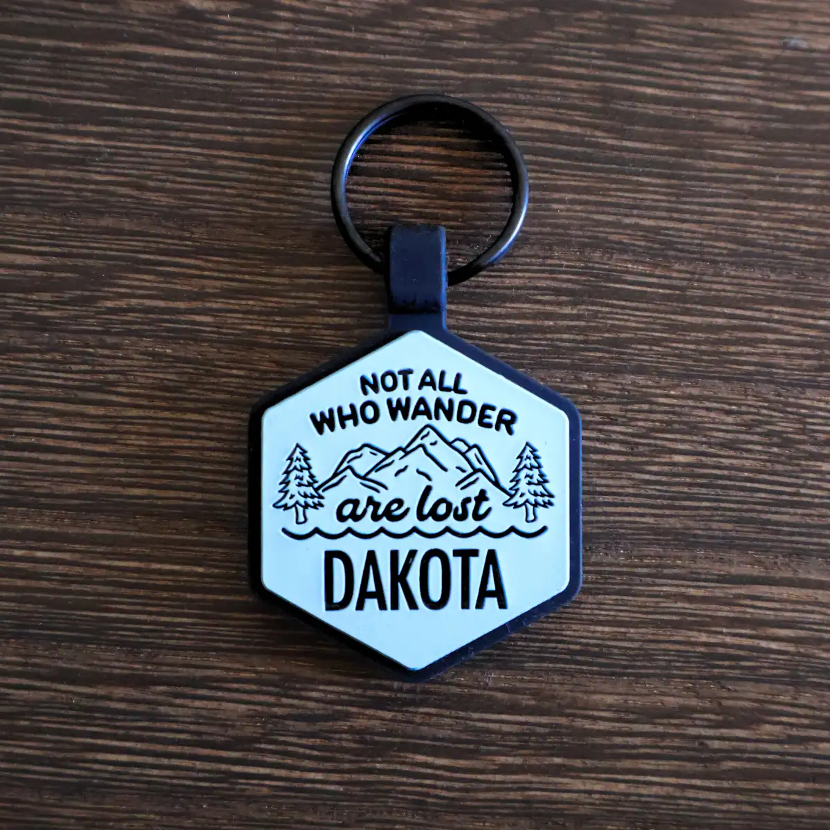 Not All Who Wander Silicone ID Tag - Image 3