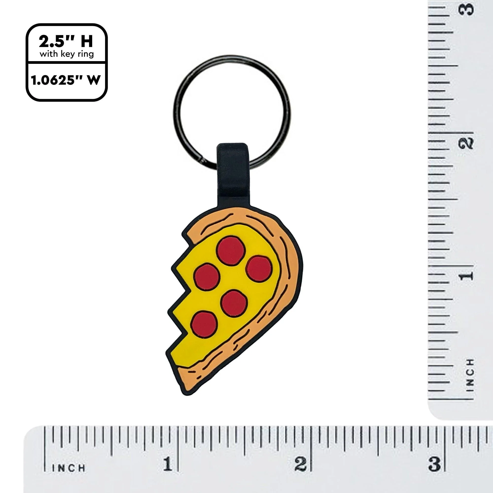 Pizza Your Heart Silicone ID Tag - Image 5