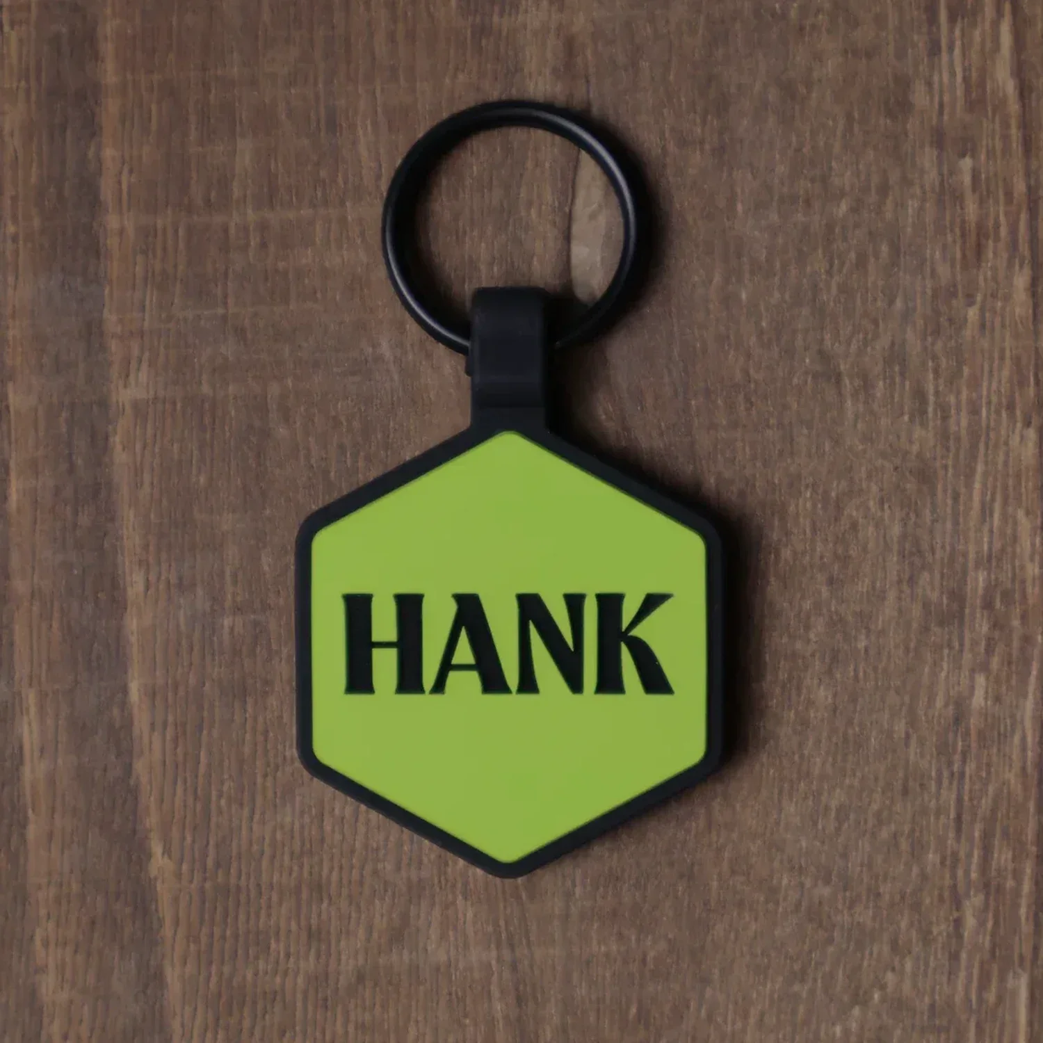 Chartreuse Silicone ID Tag - Image 3