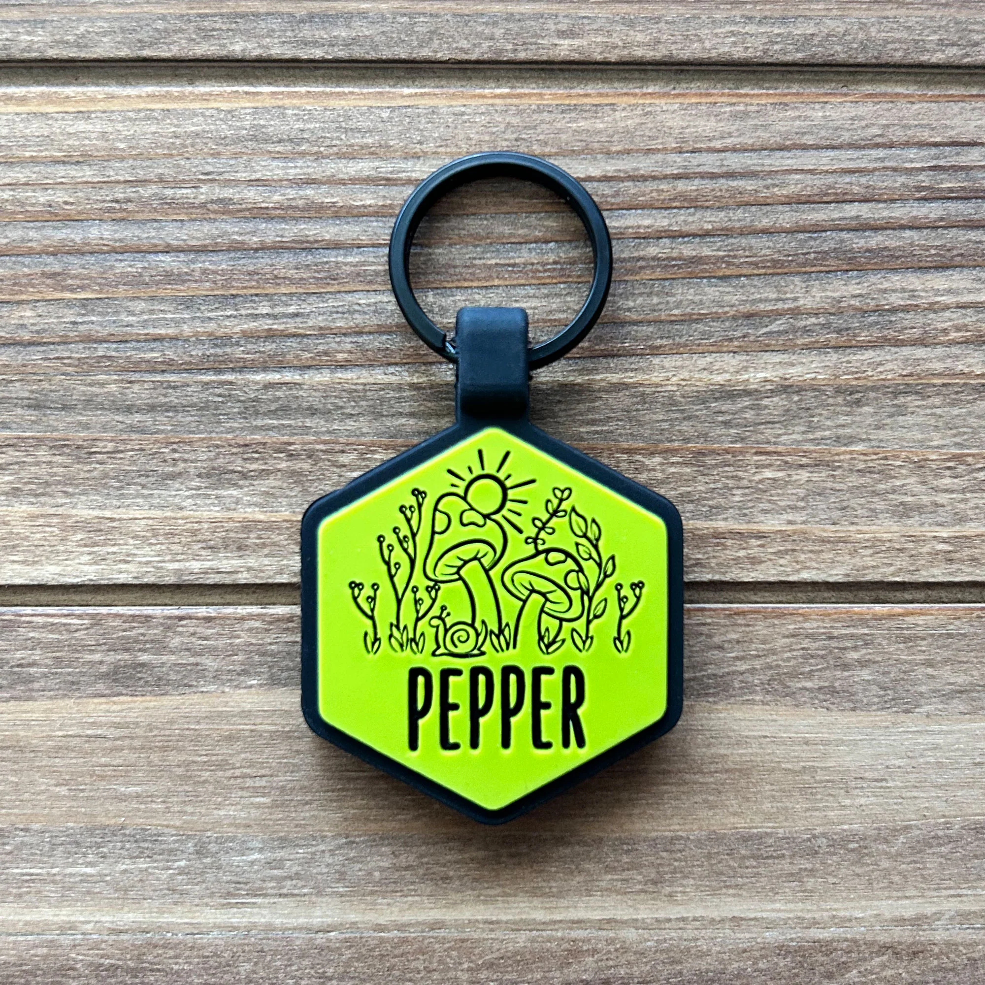 Fantastic Fungi Silicone Dog ID Tag - Image 3