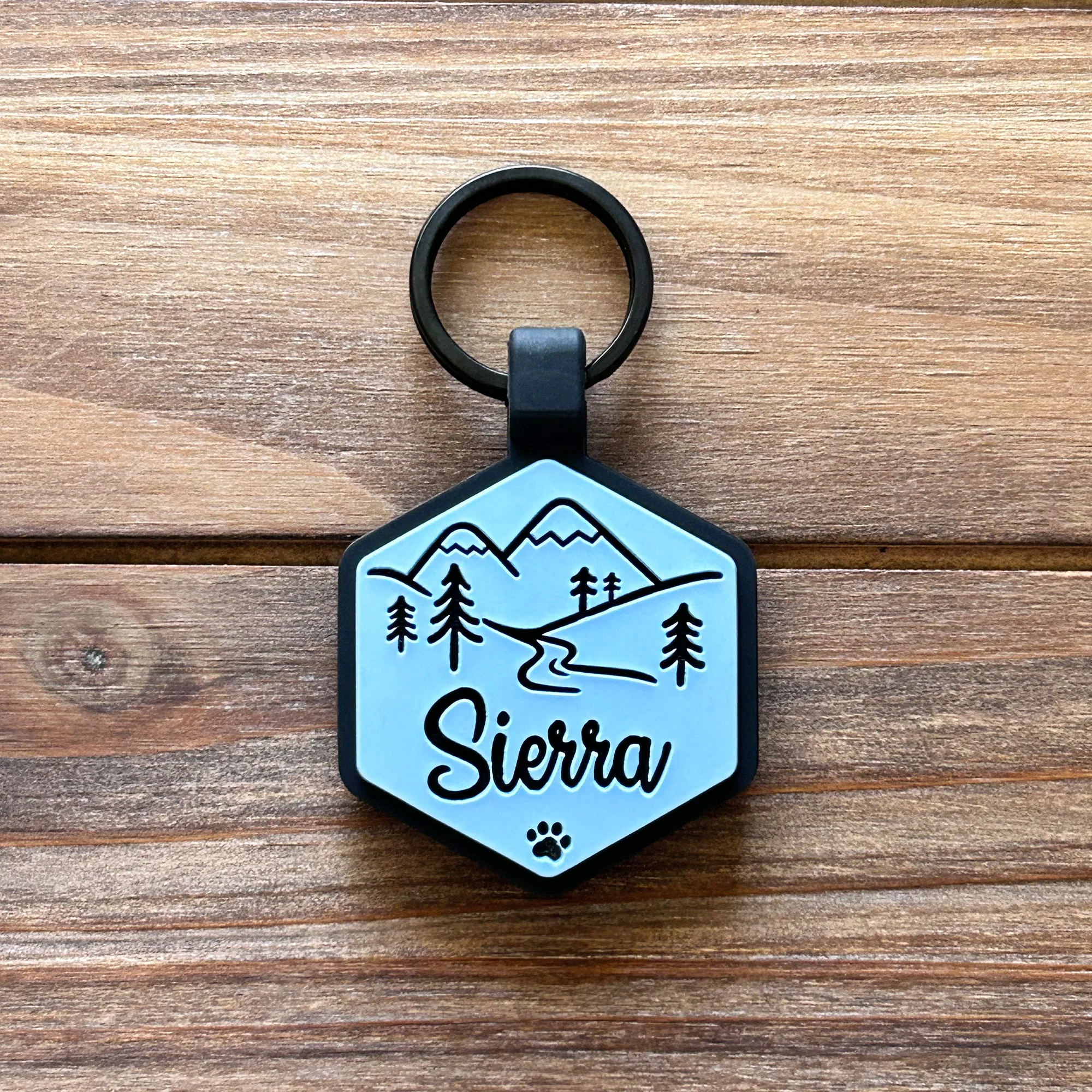 Mountain Adventure Silicone ID Tag - Image 3