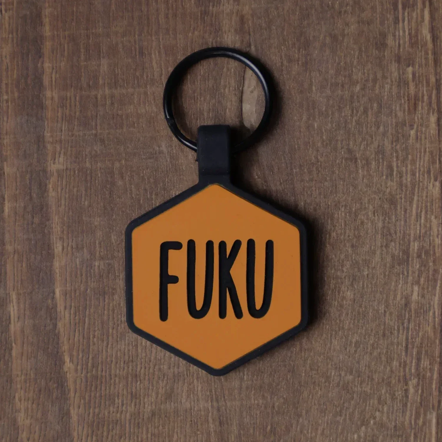 Orange Silicone ID Tag - Image 3