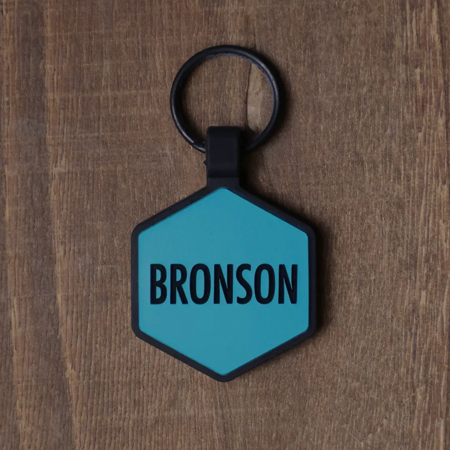 Turquoise Silicone ID Tag - Image 3
