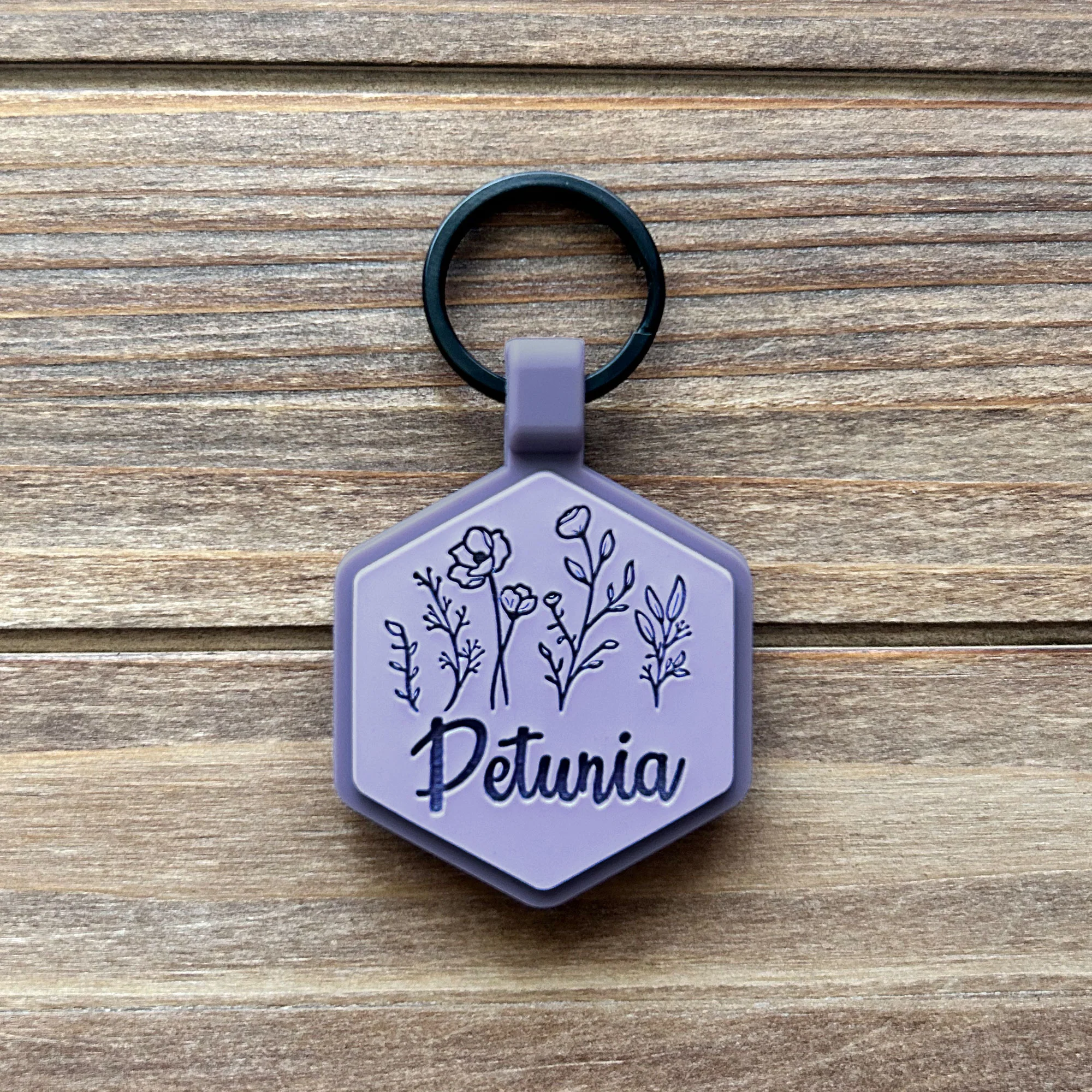 Wildflowers Silicone ID Tag - Image 3